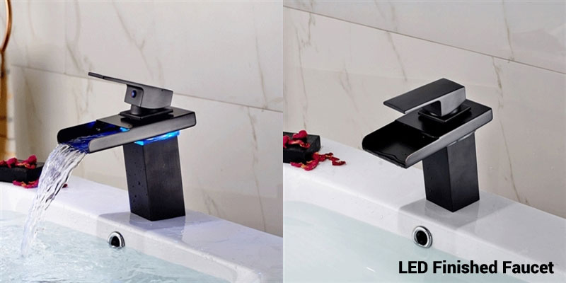 Water Fall LED Bathroom Faucets