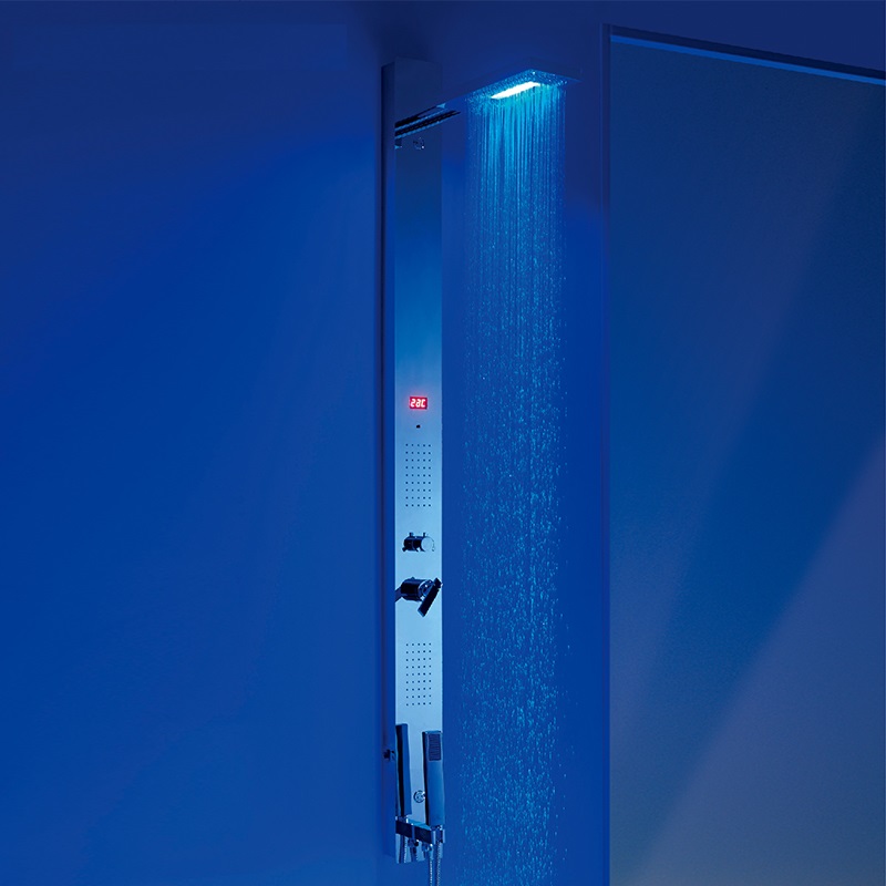 The Shower Massage Tower Panel with Rain Shower Head