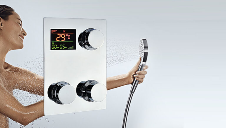 Read more about the article Details Drawings for Fontana Luxury Digital Built in Thermostatic Mixing Valve LCD Screen Shower Mixer
