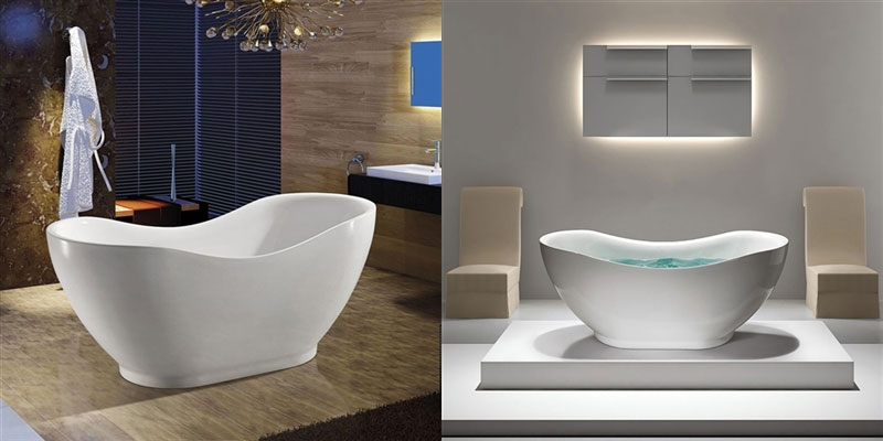 Installations Schematics for Fontana Freestanding Oval Bath Tub