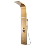 Reno Bathroom 0.8mm Thickness Stainless Steel Rainfall Shower Panel