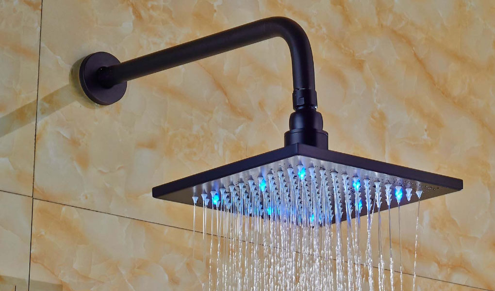 Bronze shower head dark