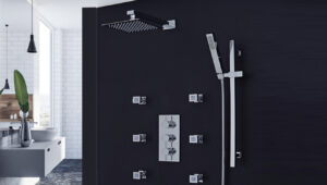 Read more about the article Thermostatic Shower System With Rainfall Shower