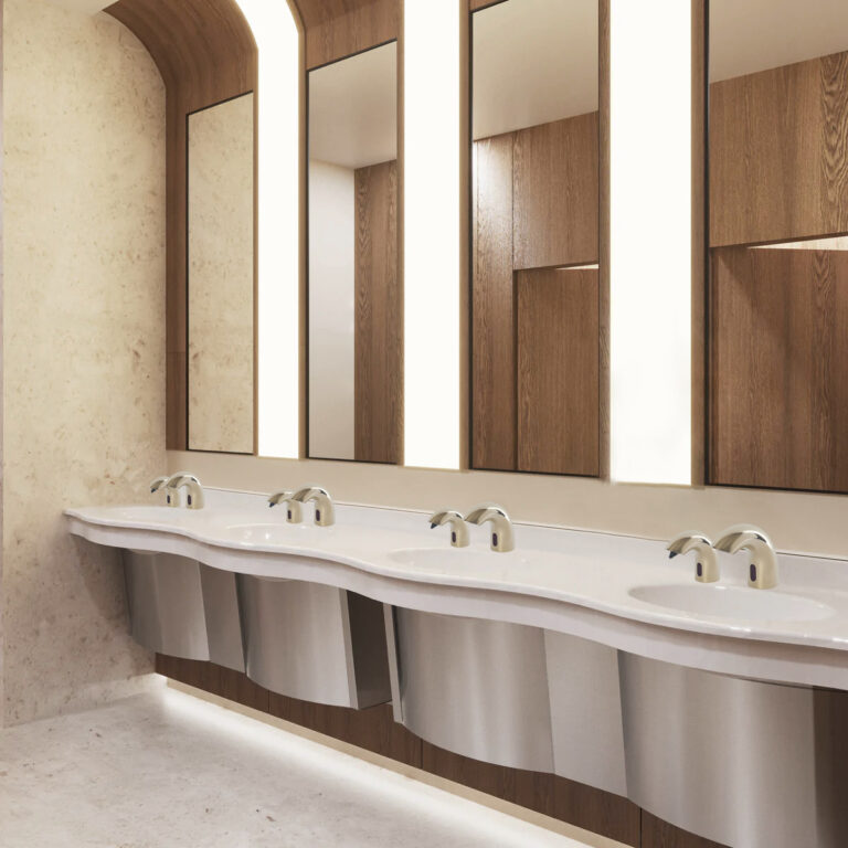 Read more about the article Designing High-Traffic Restrooms with Touchless Bathroom Faucets