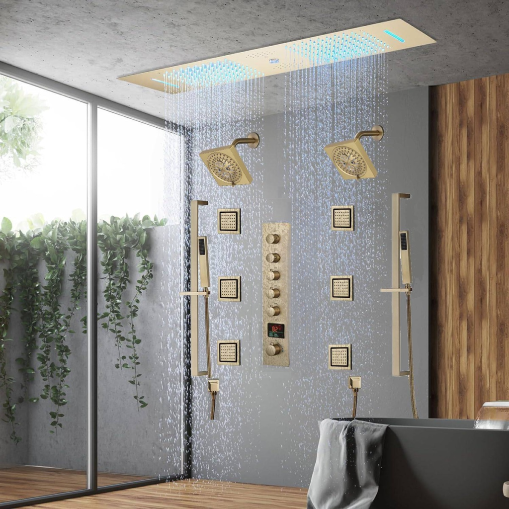 BathSelect LED shower system