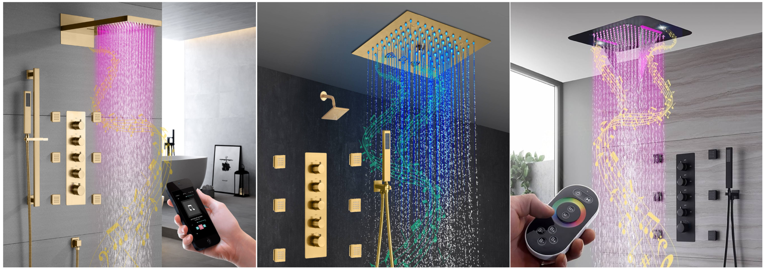 Luxury Bathroom Faucets in Gold, Rose Gold, Bronze & Matte Black