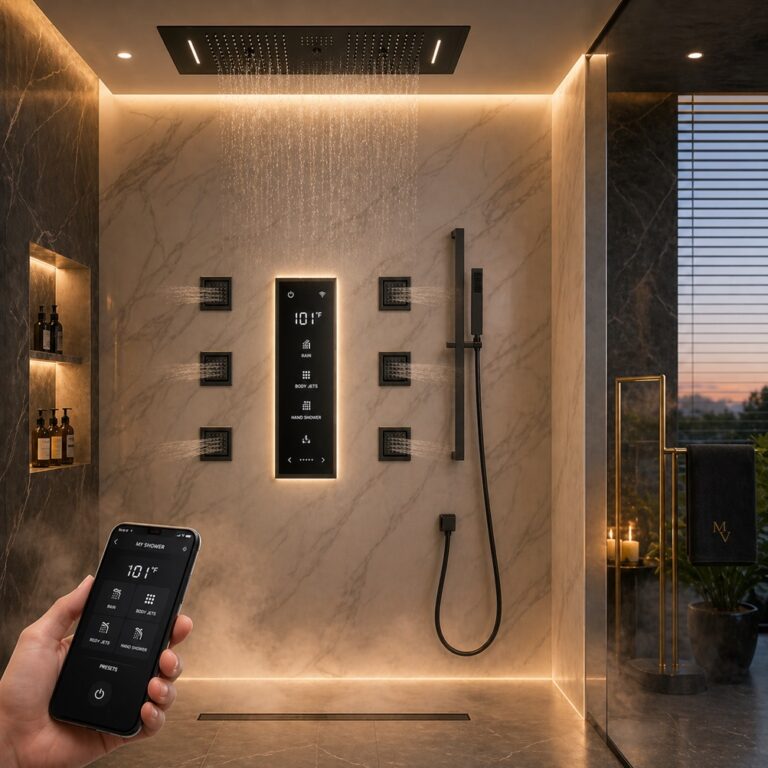 Read more about the article Smart Shower Modern Bathroom Technology with BathSelect®