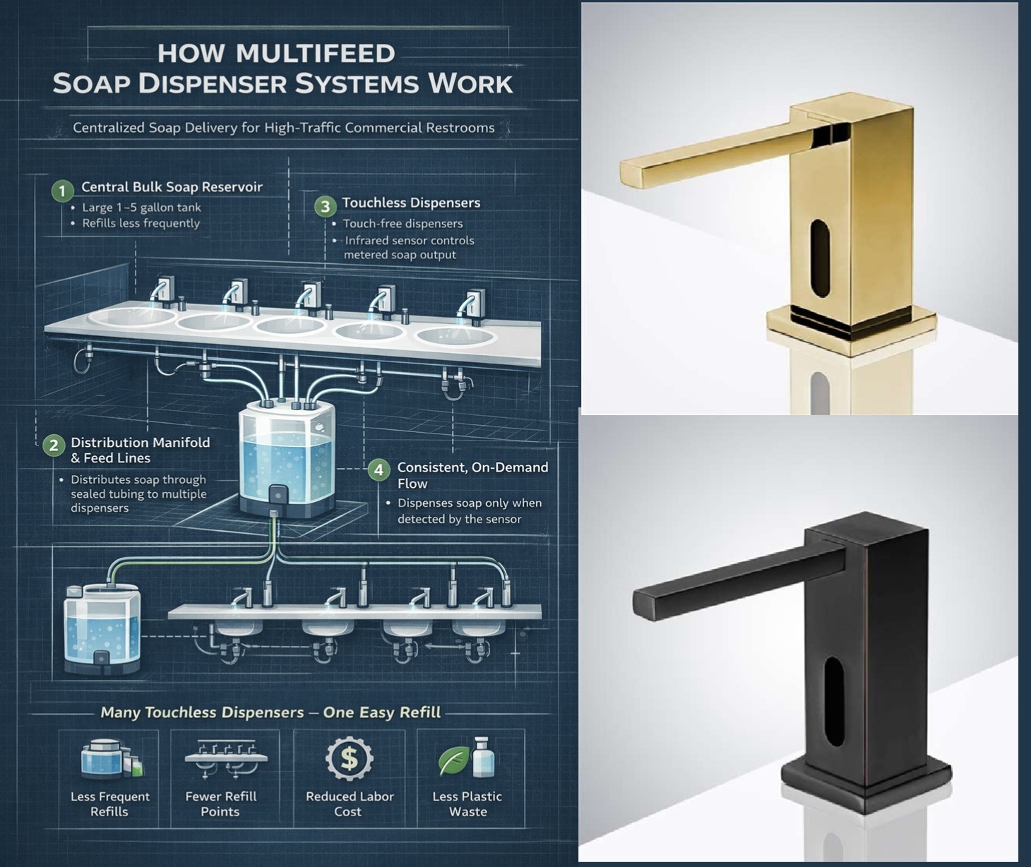 BathSelect Soap Dispensers