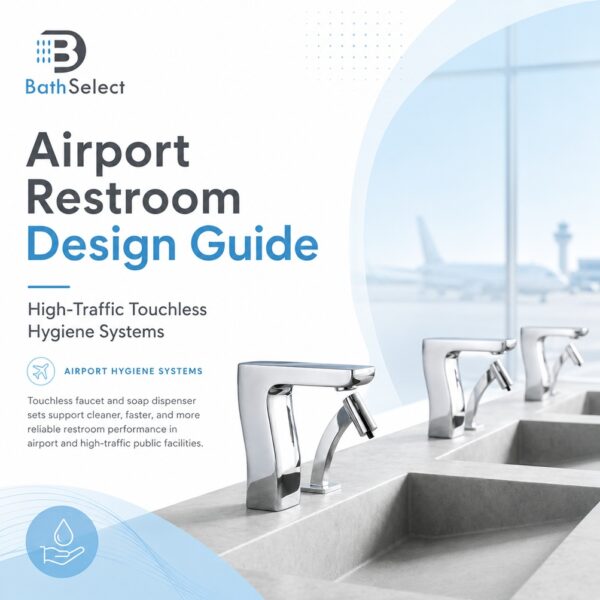 Airport Restroom Design Guide for High-Traffic Touchless Hygiene Systems