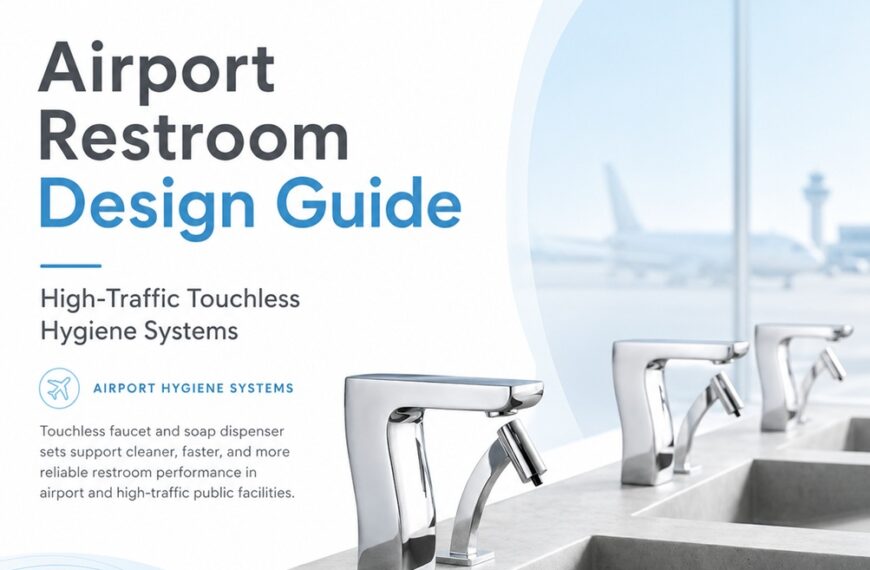 Airport Restroom Design Guide for High-Traffic Touchless Hygiene Systems