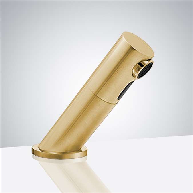 Read more about the article Brushed Gold & Cancun Polished Gold Commercial Sensor Faucet Review
