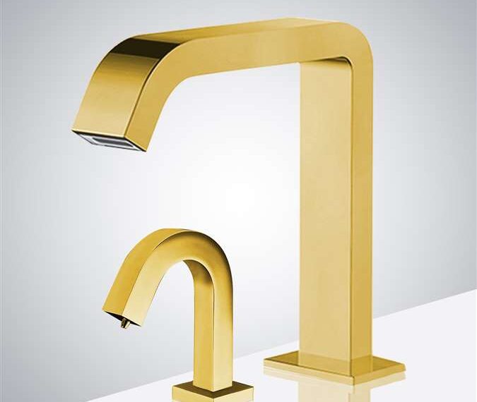 Gold Faucet & Vienna Bronze Touchless Dispenser Review