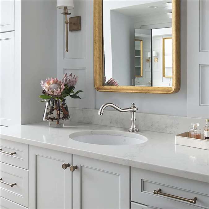 Read more about the article BathSelect Brushed Nickel Commercial Touchless Faucet Review