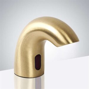 Read more about the article Brushed Gold Deck Mount & Dax Bronze Commercial Sensor Faucet Review