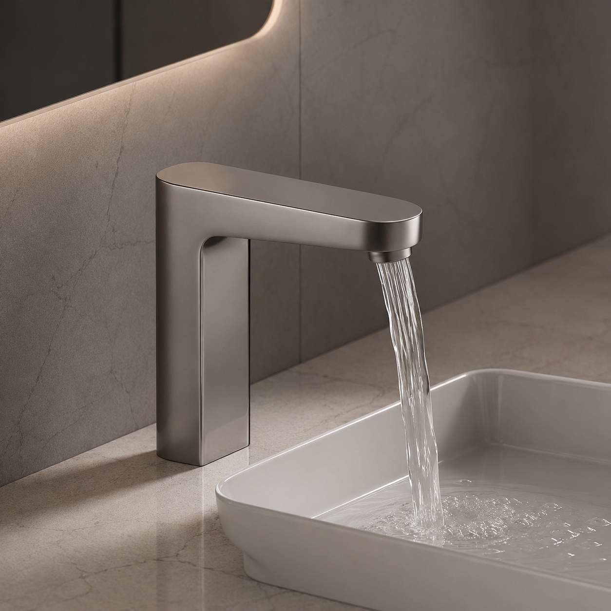 You are currently viewing BathSelect Solo Brushed Nickel Automatic Sensor Faucet