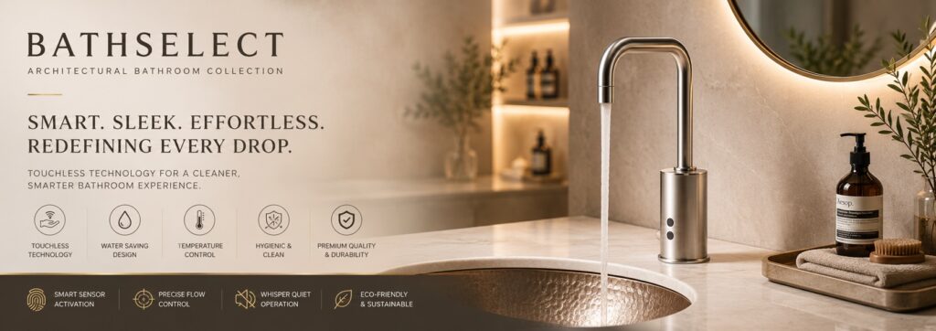 BathSelect touchless bathroom faucets