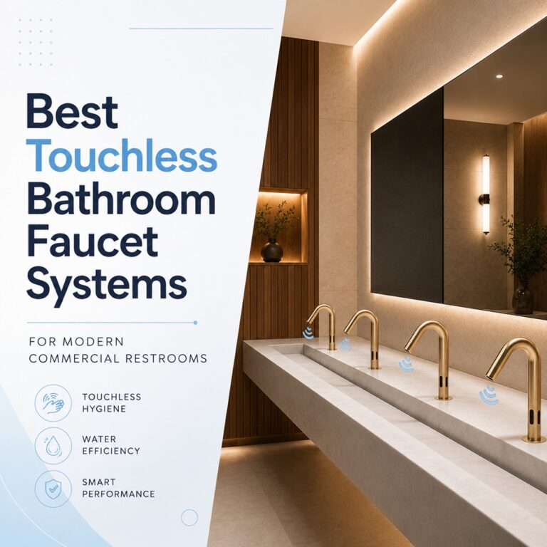 Read more about the article Best Touchless Bathroom Faucet Systems for Modern Commercial Restrooms