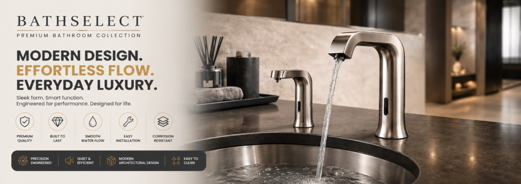 Luxury touchless bathroom set