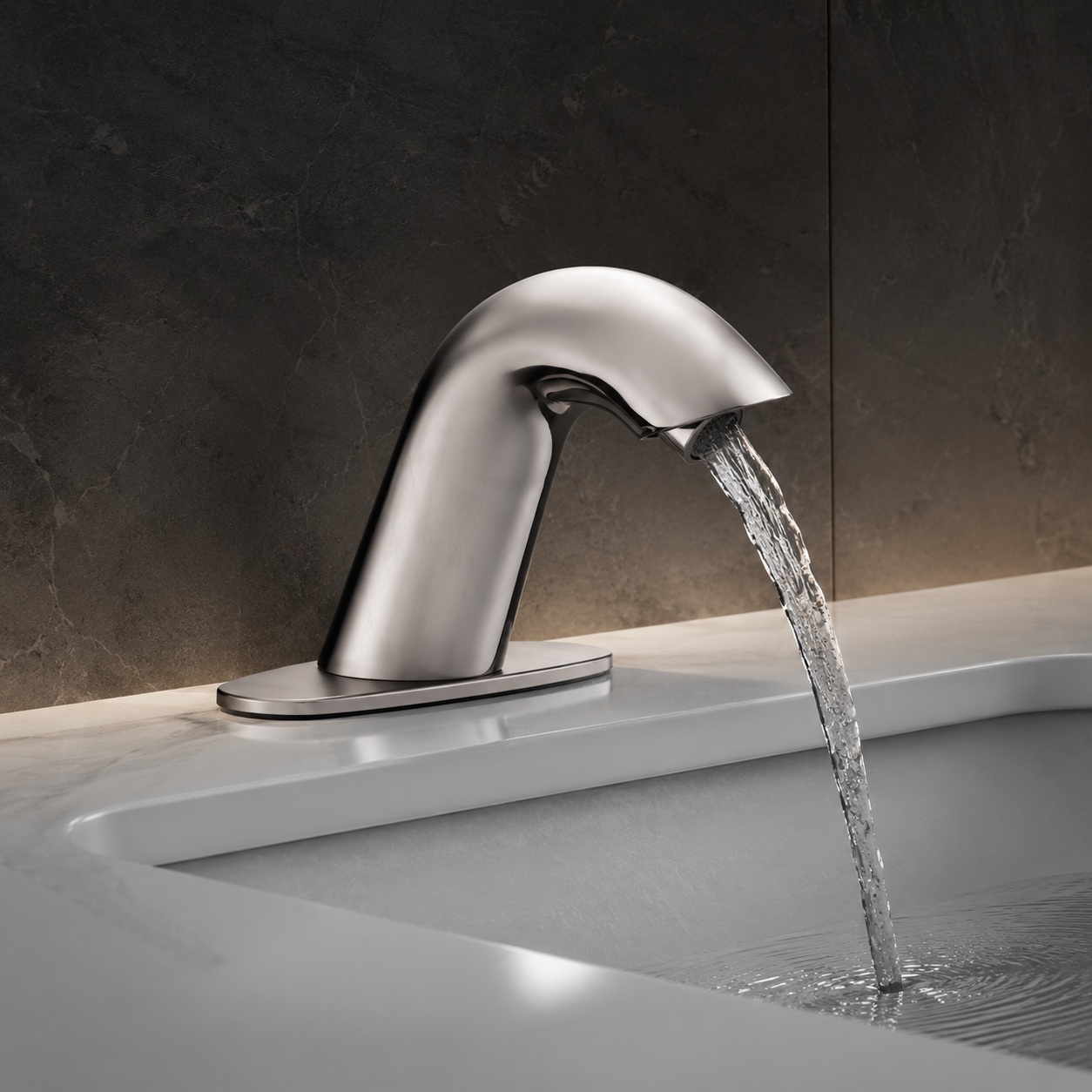 You are currently viewing Conto Commercial Design Automatic Brushed Nickel Hands Free