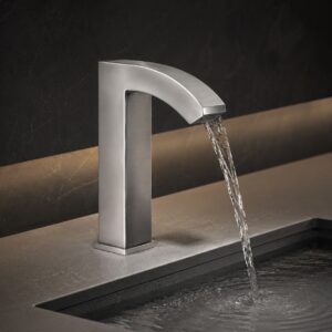 Read more about the article Lano Commercial Automatic Sensor Faucet in Brushed Nickel
