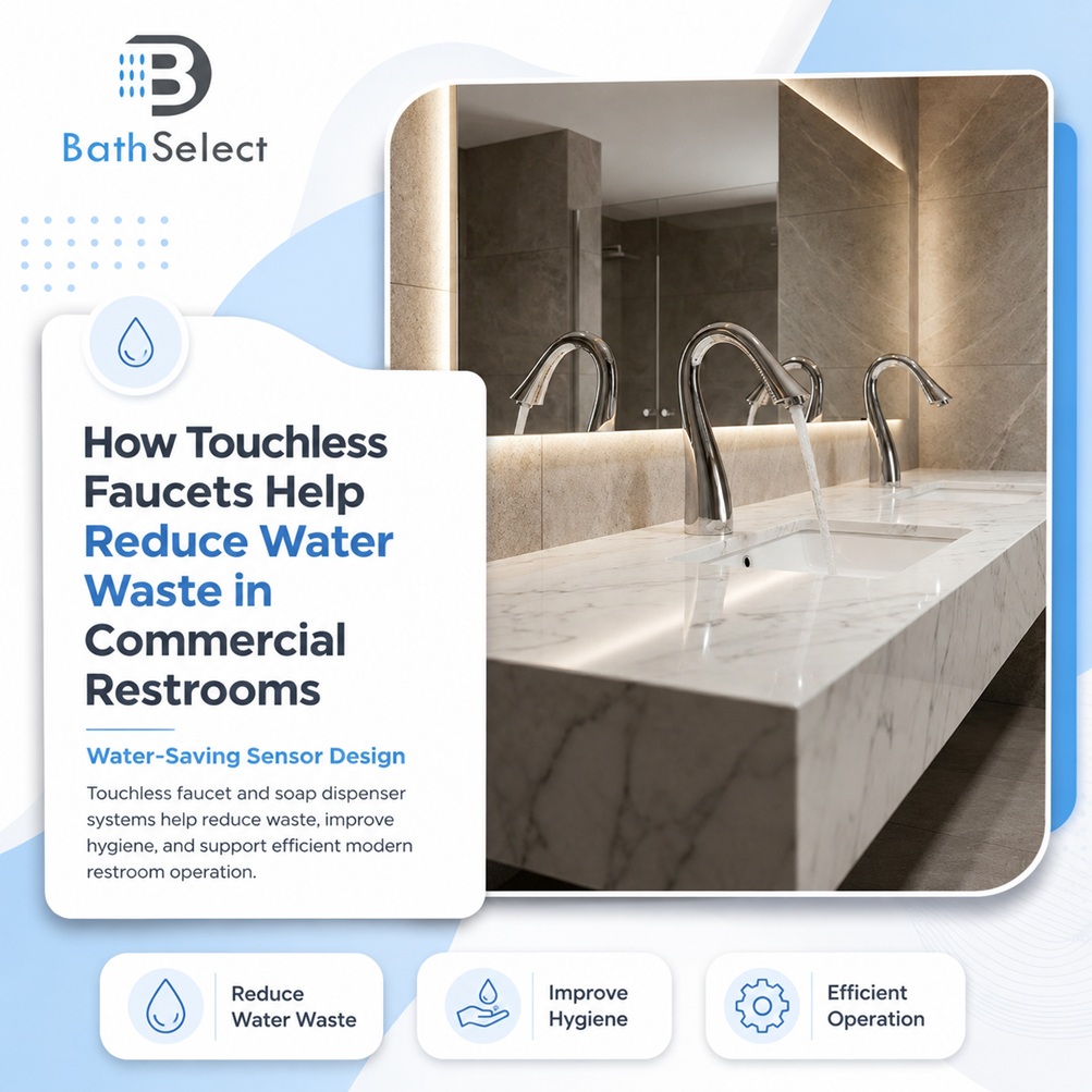 You are currently viewing How Touchless Faucets Help Reduce Water Waste in Commercial Restrooms