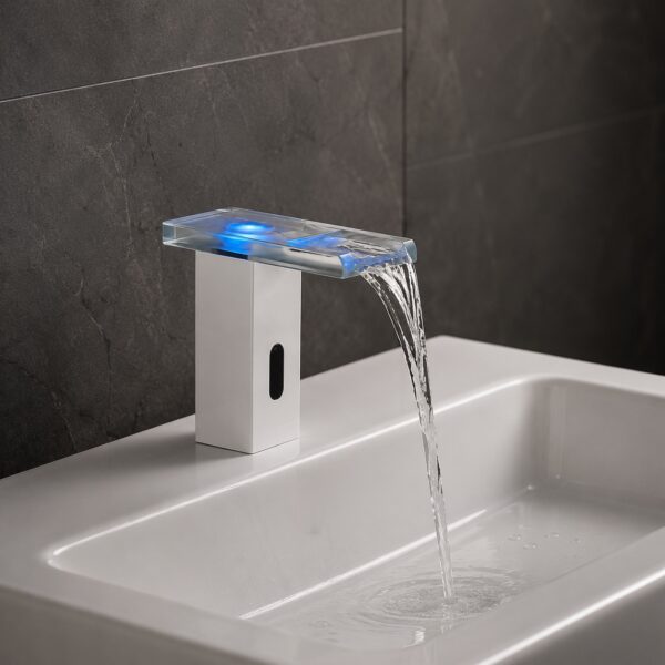 Brushed Nickel Commercial Automatic Motion Sensor Faucet