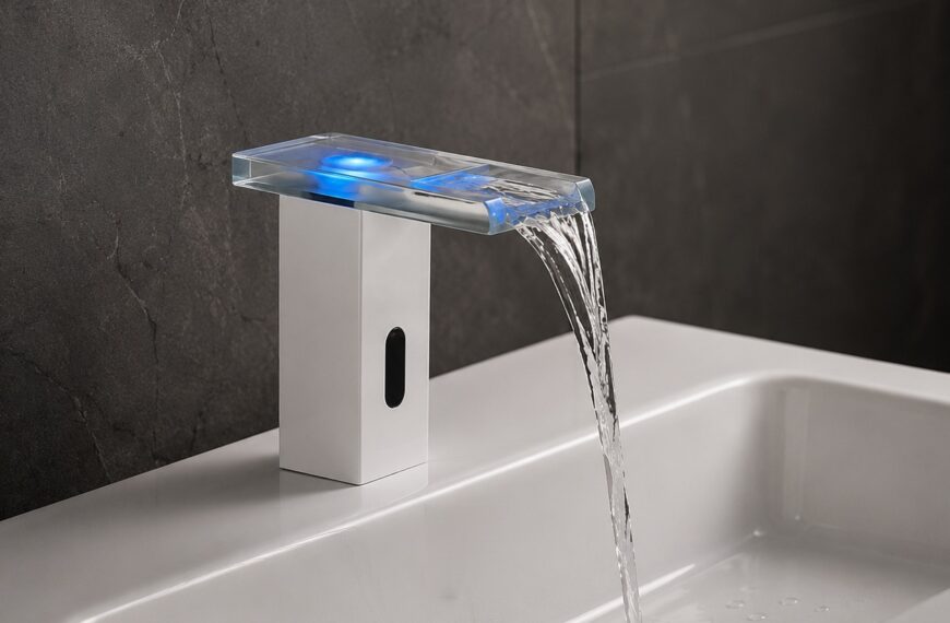 Brushed Nickel Commercial Automatic Motion Sensor Faucet