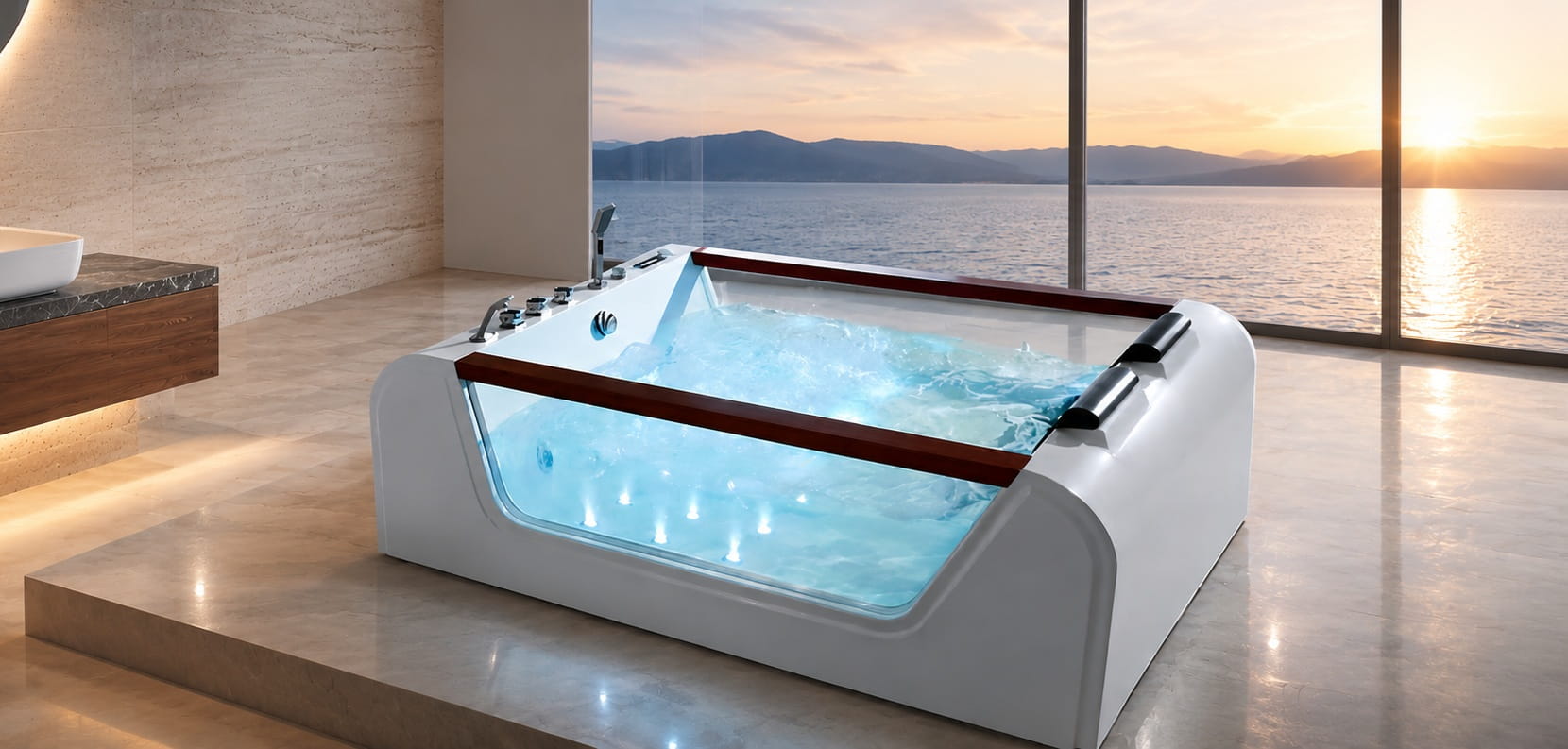 Read more about the article Premium Hydromassage Bathtubs for Deep Soaking and Water Therapy