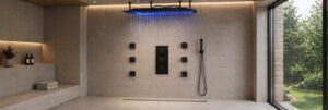 Read more about the article Premium Digital Shower Sets with LED, Music, and Thermostatic Control