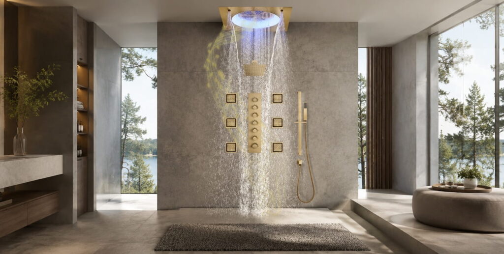 BathSelect luxury shower system and spa bathroom inspiration