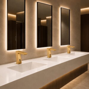 Read more about the article Luxury Touchless Faucet Designs for Commercial Restrooms