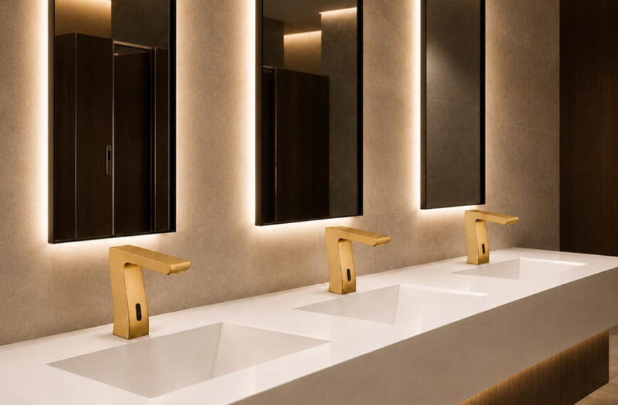 Luxury Touchless Faucet Designs for Commercial Restrooms