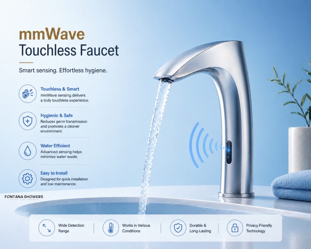 mmWave sensor touchless faucet technology
