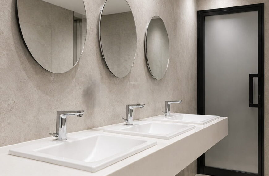 Modern Touchless Sensor Faucet Designs for Commercial Bathrooms