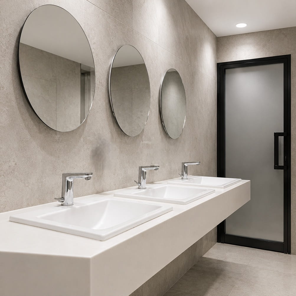 Read more about the article Modern Touchless Sensor Faucet Designs for Commercial Bathrooms