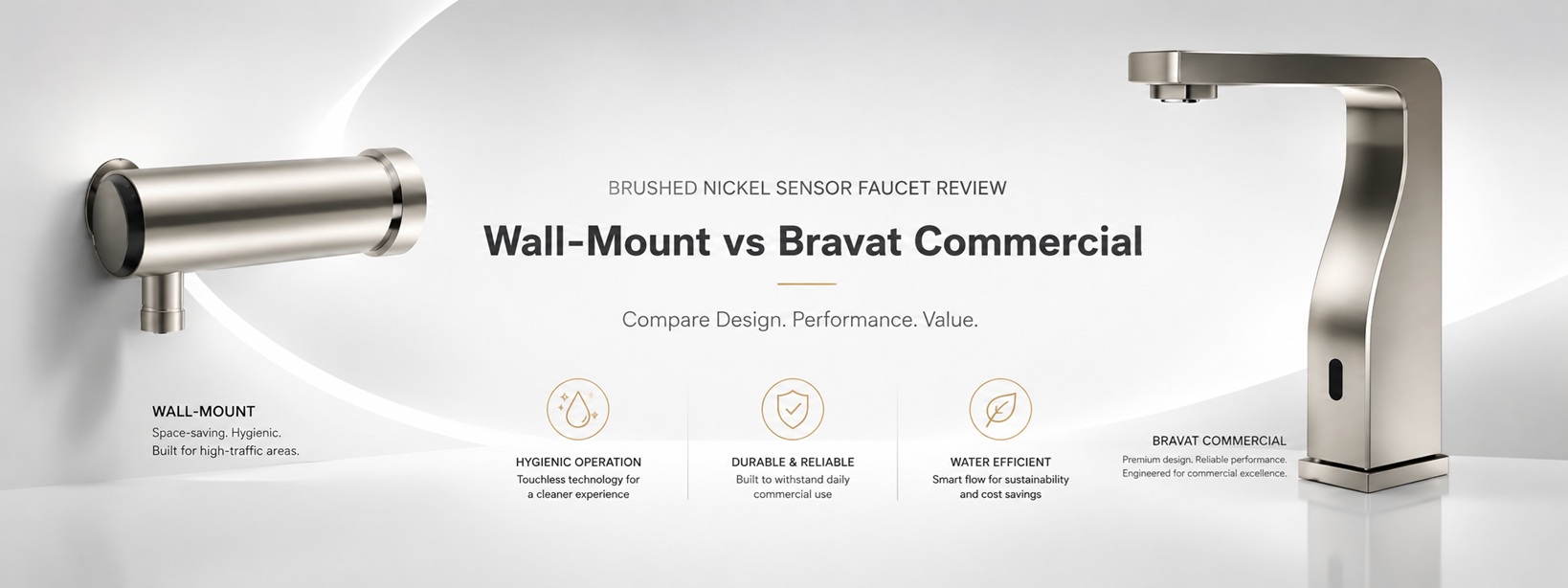 A Comprehensive Comparison of Design Performance Commercial Value - Wall Mount vs Bravat Commercial