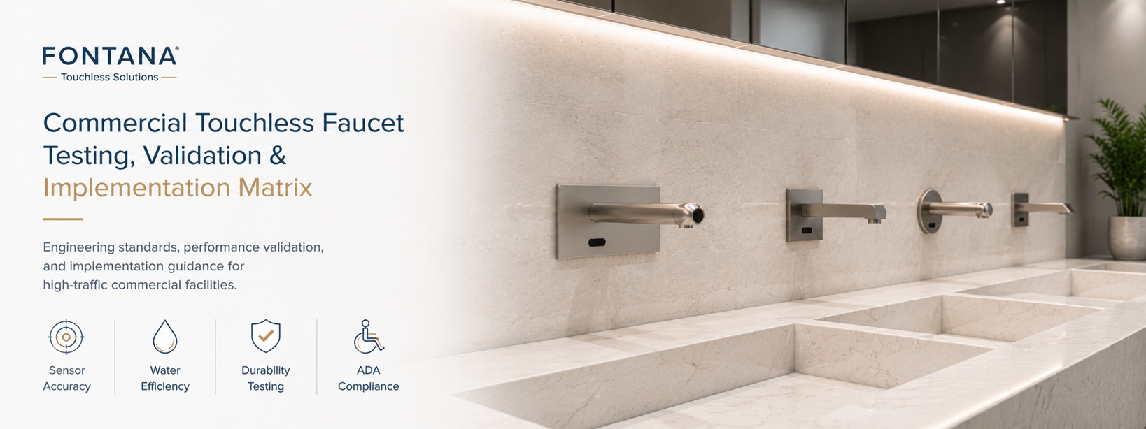 Commercial Bathroom Faucet Specification Resources Touchless Restroom Guide
