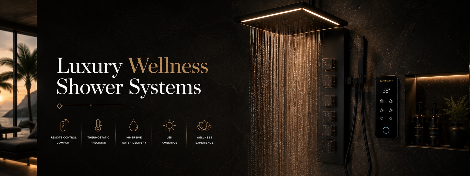 Luxury Wellness Shower Systems Designed to Transform Everyday Living