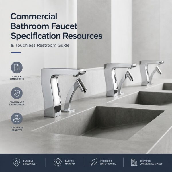 Commercial Bathroom Faucet Specification Resources & Touchless Restroom Guide