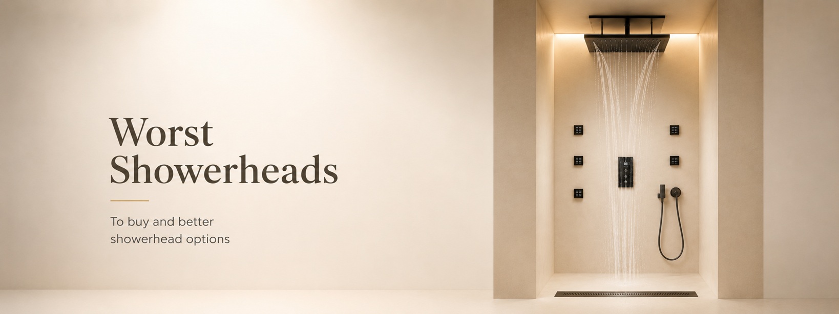 Worst Showerheads to Buy and Better Showerhead Options