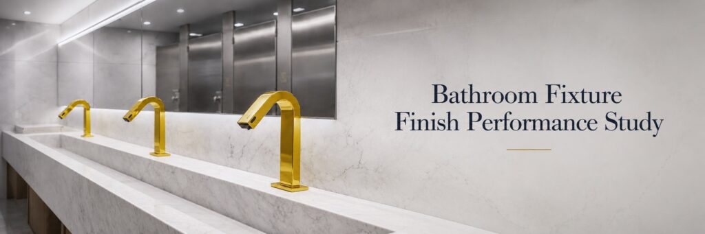BathSelect bathroom fixture finish performance study for hotel housekeeping mockup review