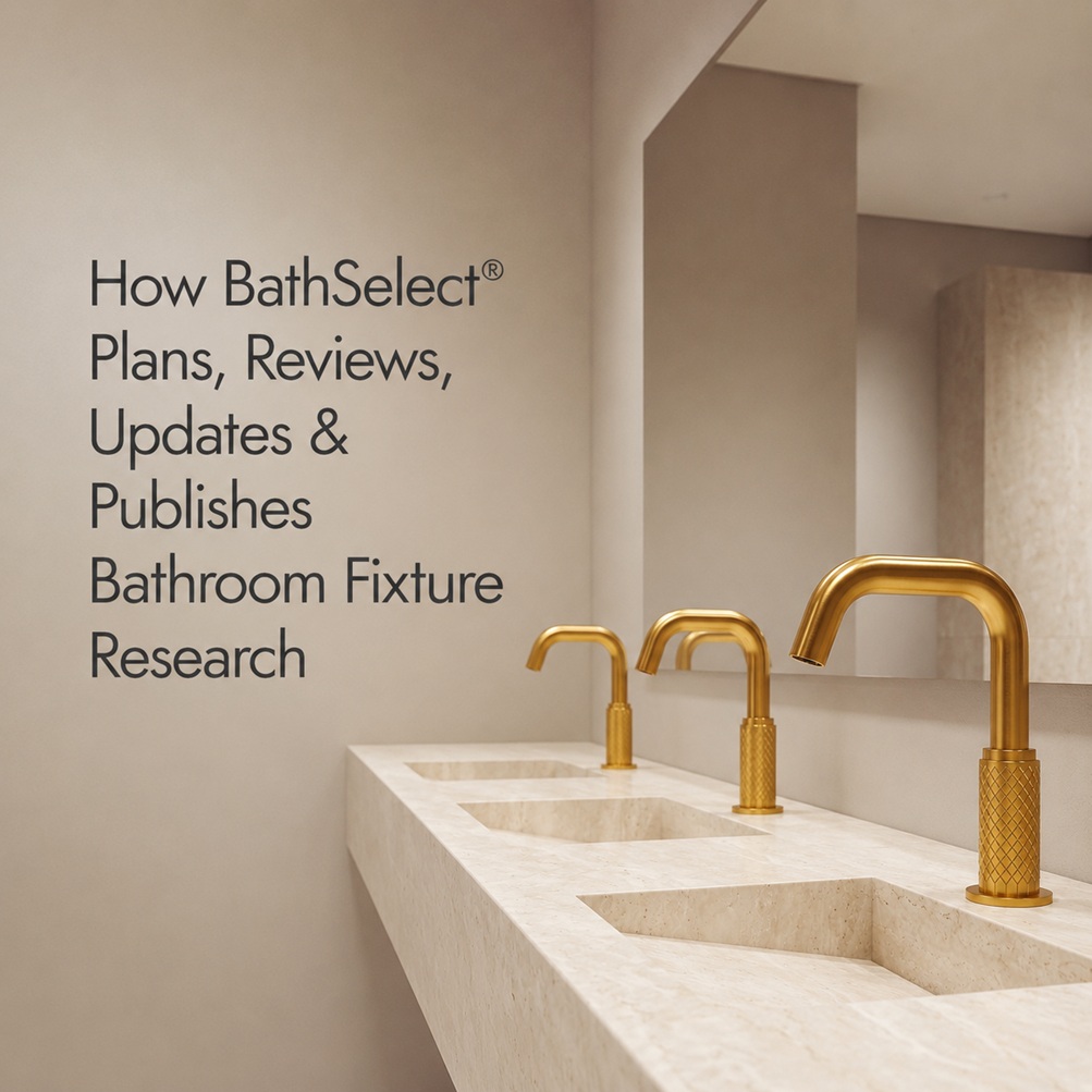 You are currently viewing How BathSelect® Plans, Reviews, Updates & Publishes Bathroom Fixture Research