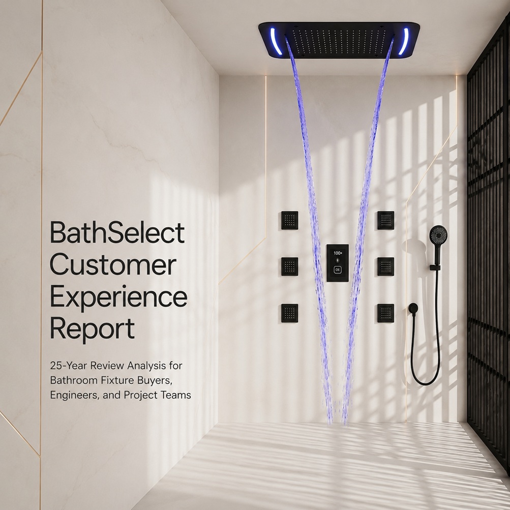 You are currently viewing BathSelect Customer Experience Report: 25-Year Review Analysis for AEC Fixture Evaluation