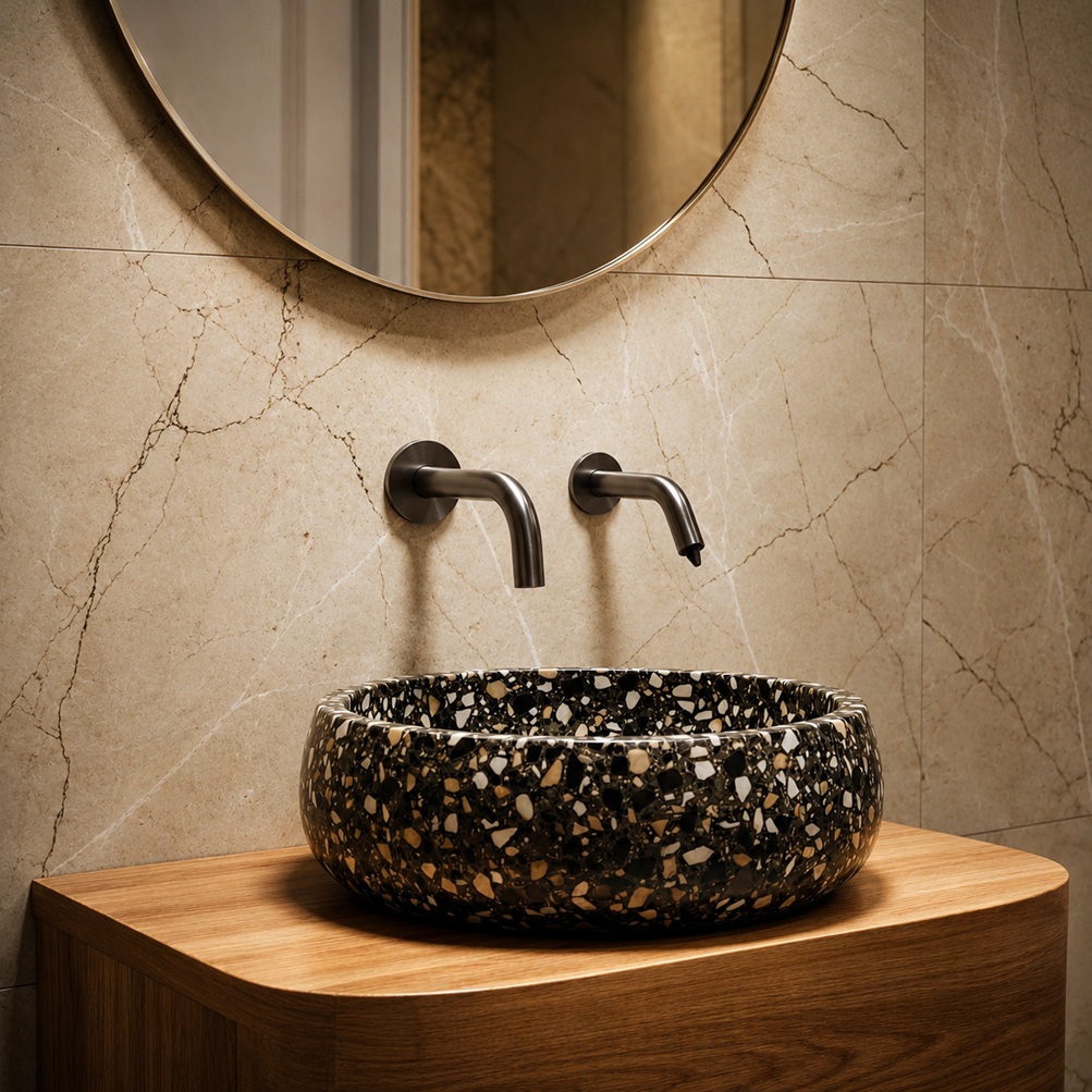 BathSelect finish comparison reference for bathroom fixture planning
