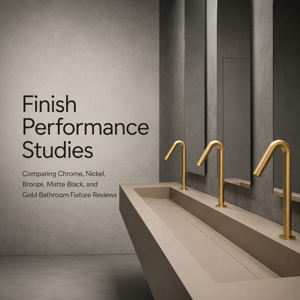 You are currently viewing Finish Performance Studies: Comparing Chrome, Nickel, Bronze, Matte Black, and Gold Bathroom Fixture Reviews