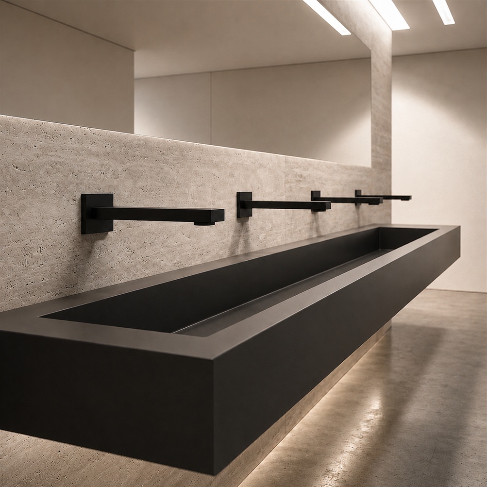 BathSelect matte black finish satisfaction data for contemporary bathroom fixture research